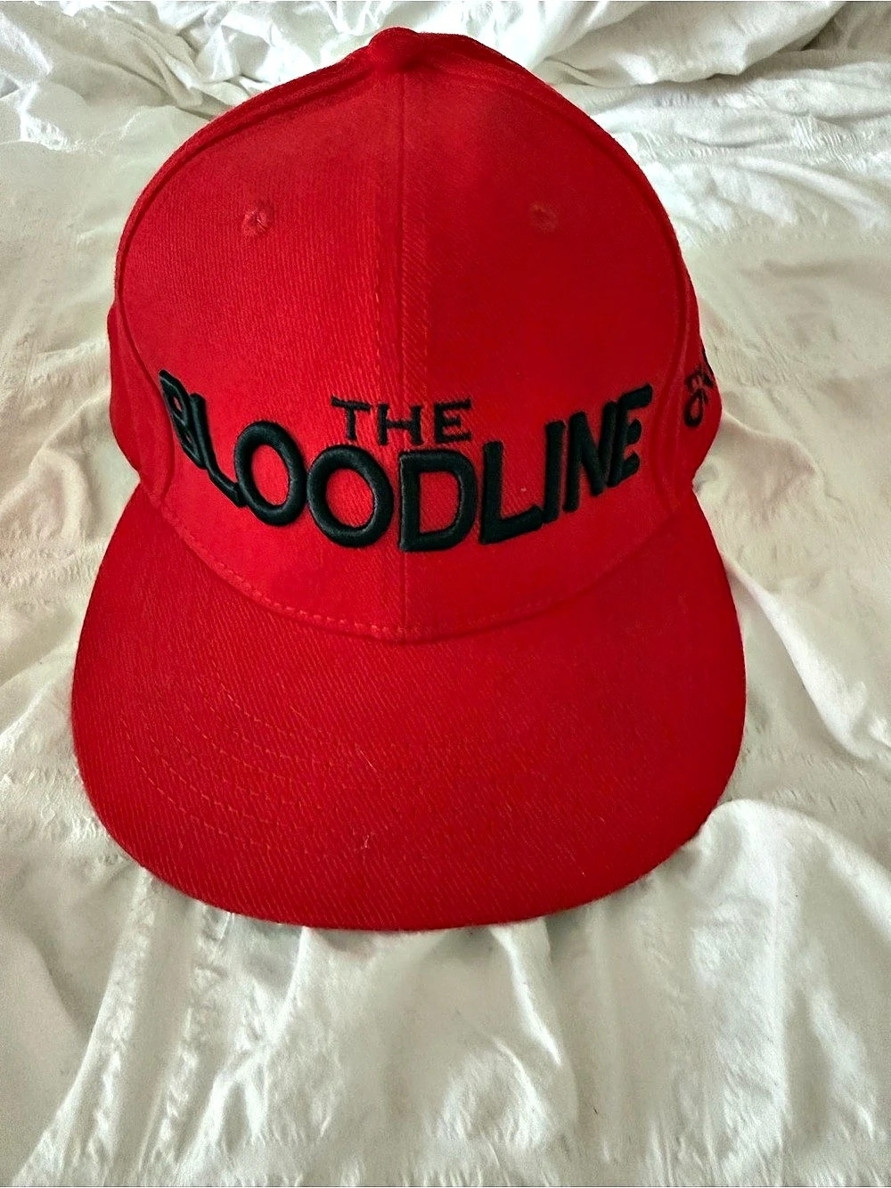 WWE The Bloodline Red & Black Logo Hat